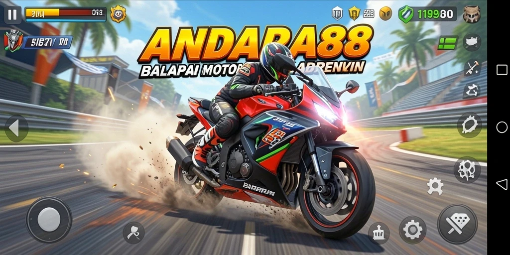 Tampilan gameplay seru dari ANDARA88 yang memacu adrenalin.