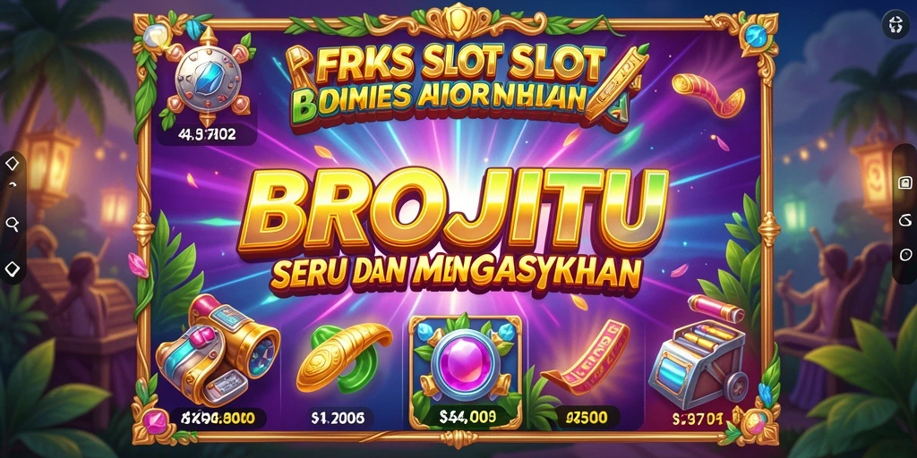 Screenshot BROJITU menampilkan gameplay Slot yang menarik dan seru.
