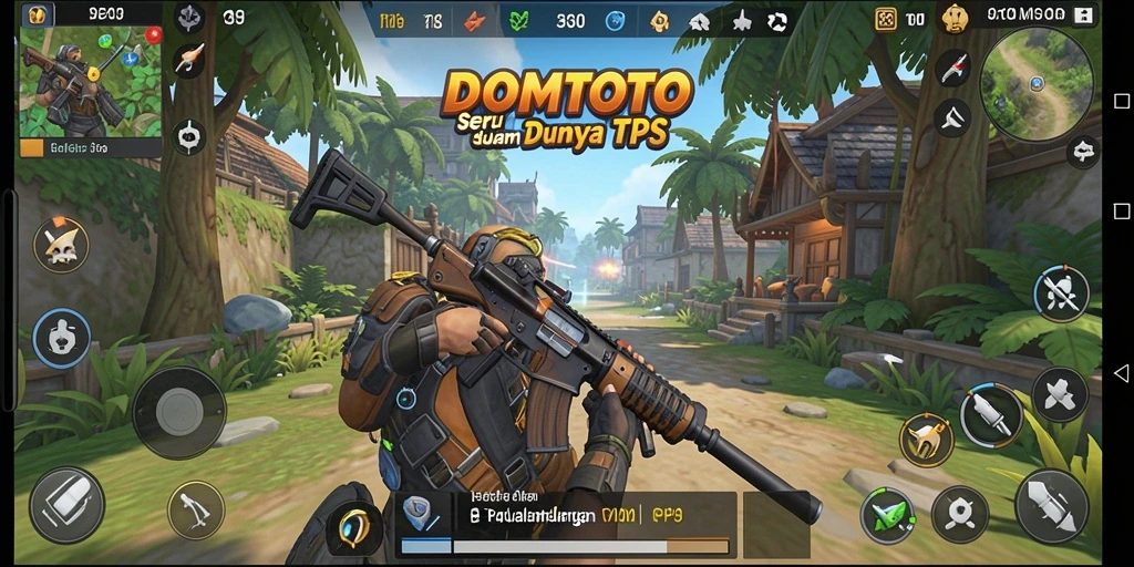 Tampilan seru dari gameplay TPS di DOMTOTO.
