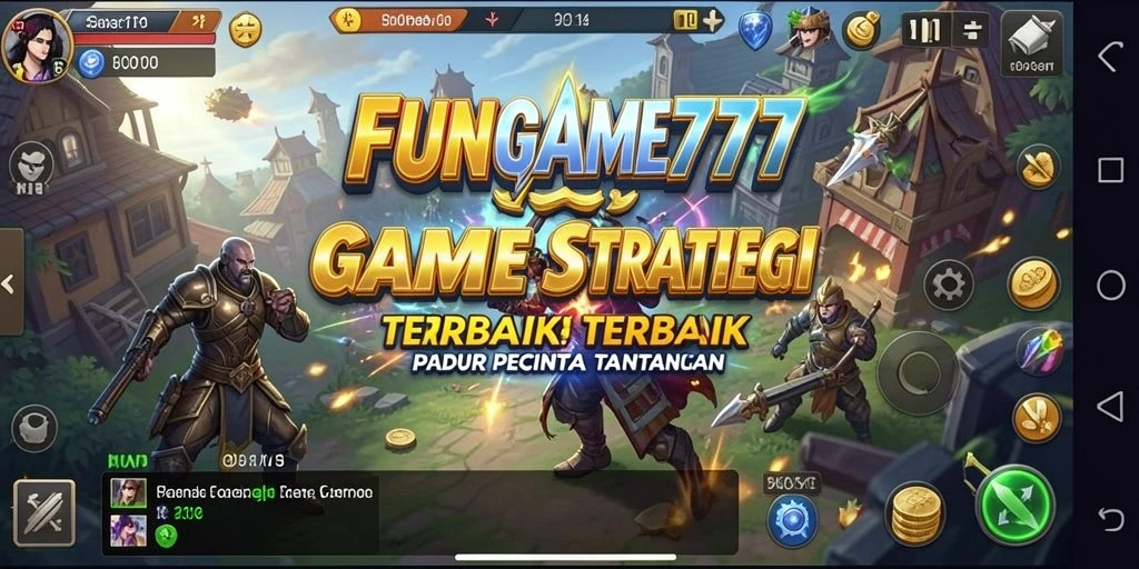 Tampilan seru dari gameplay strategi FUNGAME777 yang mendebarkan.