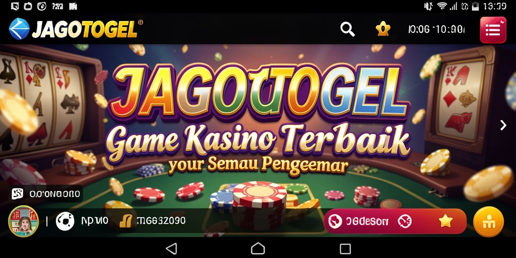 Tampilan gameplay menarik dari JAGOTOGEL dengan berbagai pilihan permainan Kasino.
