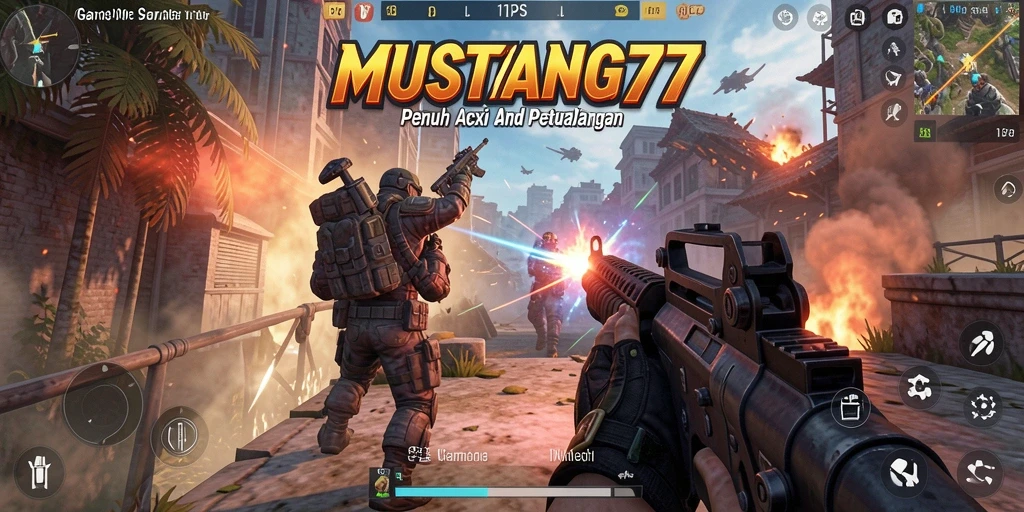 Gameplay seru dan intens dari MUSTANG77 dalam aksi TPS.