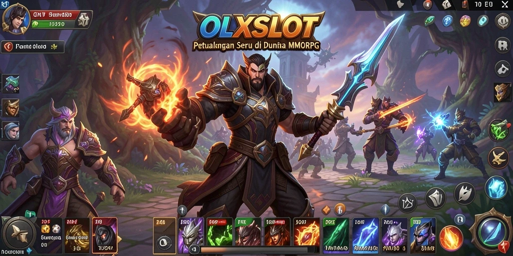Tampilan gameplay MMORPG yang menakjubkan di OLXSLOT.