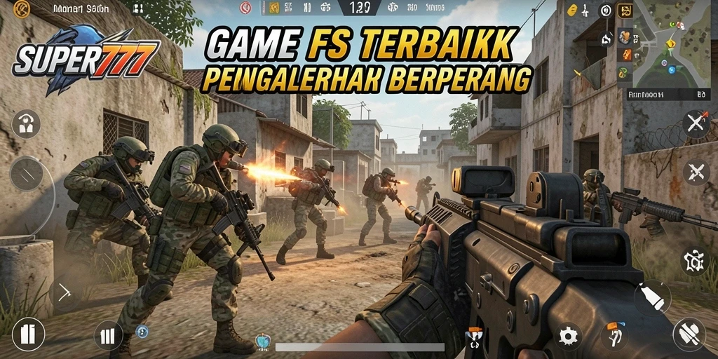 Screenshot menunjukkan aksi mendebarkan dalam gameplay FPS.